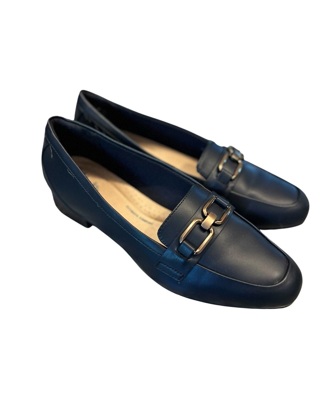 Clarks Collection Juliet Echo Navy Loafers women’s size 10